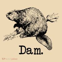 Dam Beaver Tote Bag thumb 4