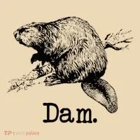 Dam Beaver Tote Bag thumb 4