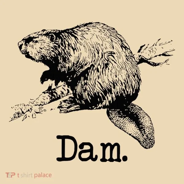 Dam Beaver Tote Bag