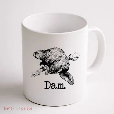 Dam Beaver Coffee Mug back