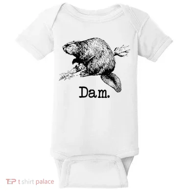 Dam Beaver Baby Bodysuit