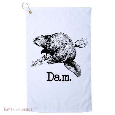 Dam Beaver Golf Towel