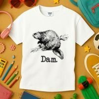 Dam Beaver Kids T-Shirt thumb 3