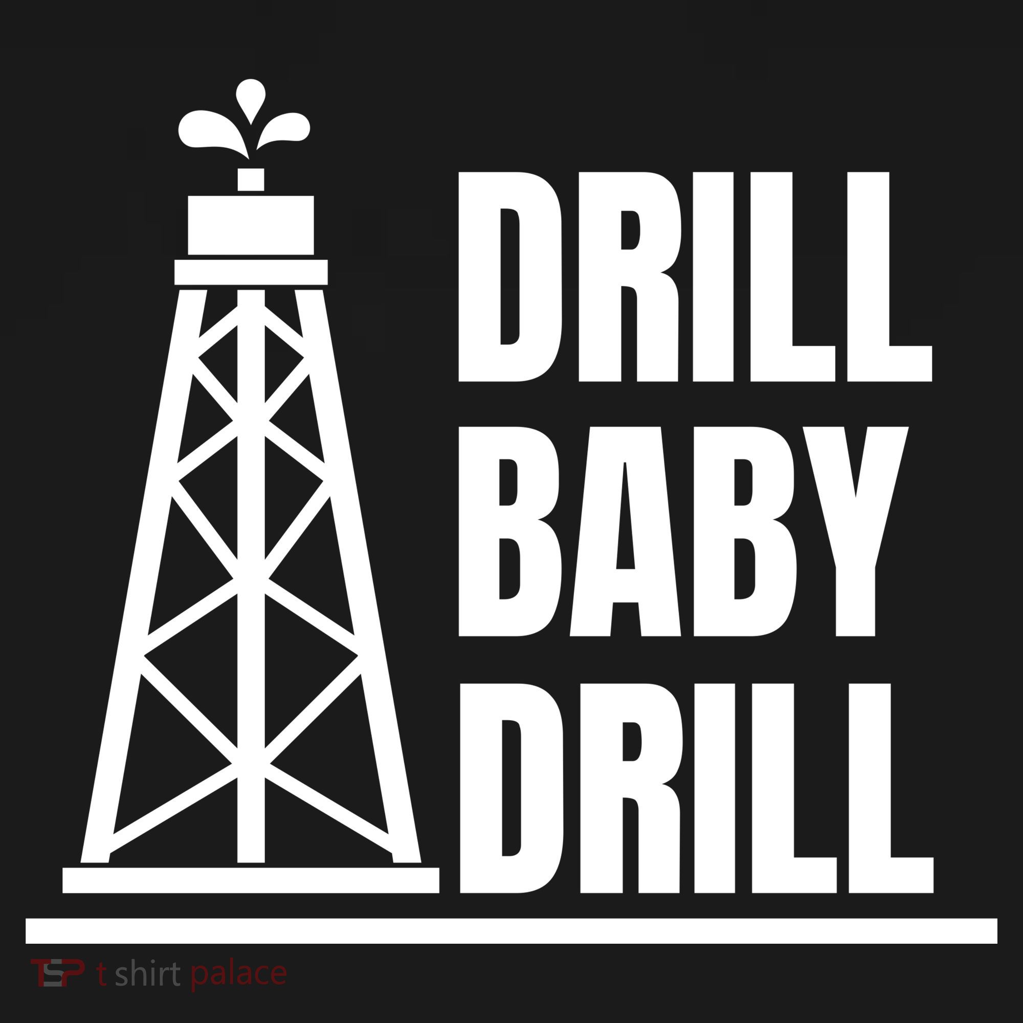 Drill Baby Drill Gas Oil Rig Funny Quote Apron