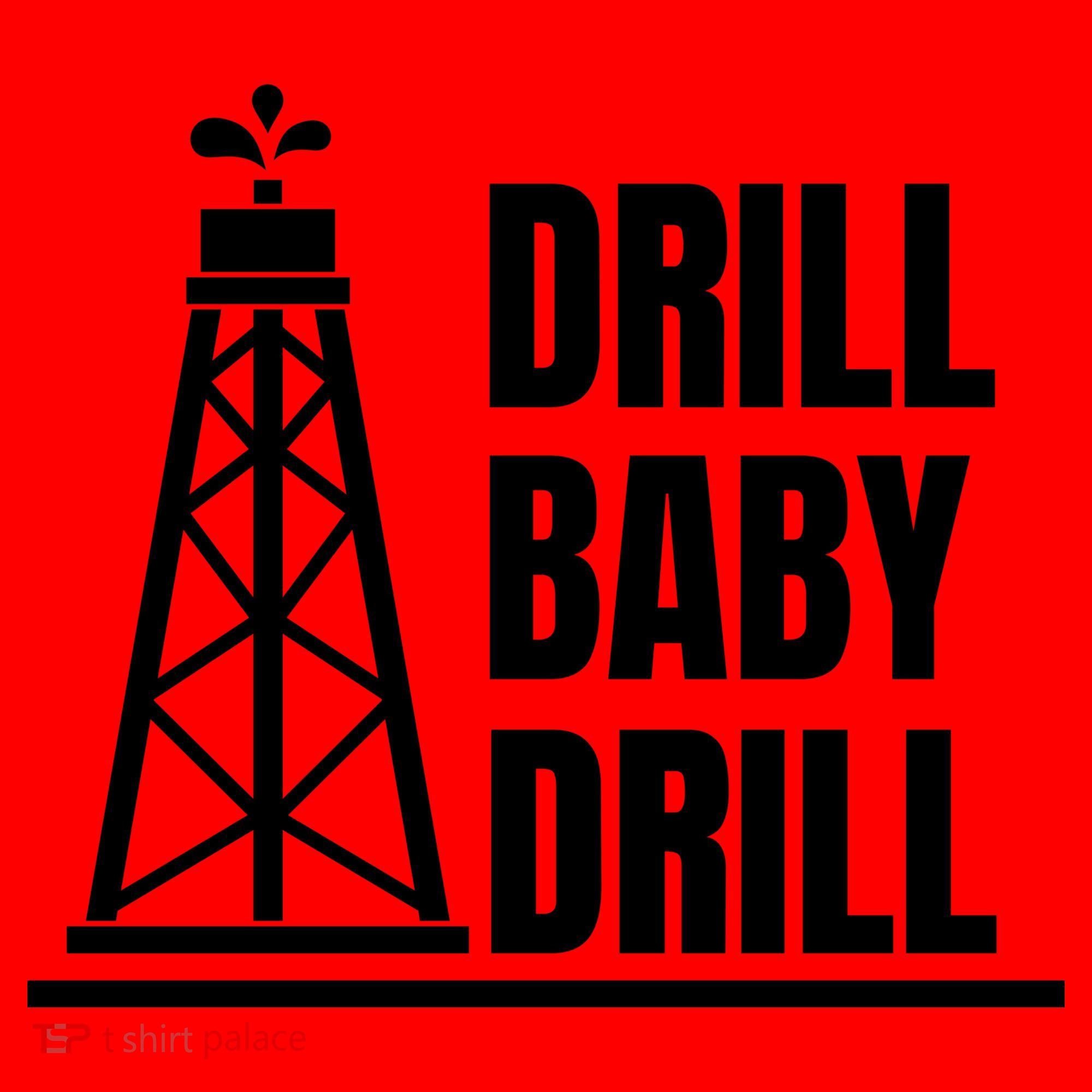 Drill Baby Drill Gas Oil Rig Funny Quote Santa Hat