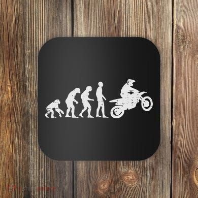Dirt Bike Evolution Motorcycle Motocross Biker Women Coaster