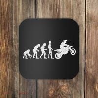 Dirt Bike Evolution Motorcycle Motocross Biker Women Coaster thumb 0