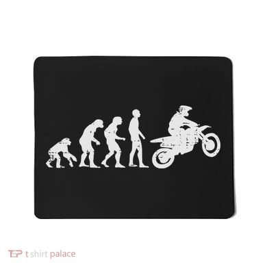 Dirt Bike Evolution Motorcycle Motocross Biker Women Mousepad