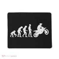 Dirt Bike Evolution Motorcycle Motocross Biker Women Mousepad thumb 0