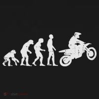 Dirt Bike Evolution Motorcycle Motocross Biker Women Mousepad thumb 1
