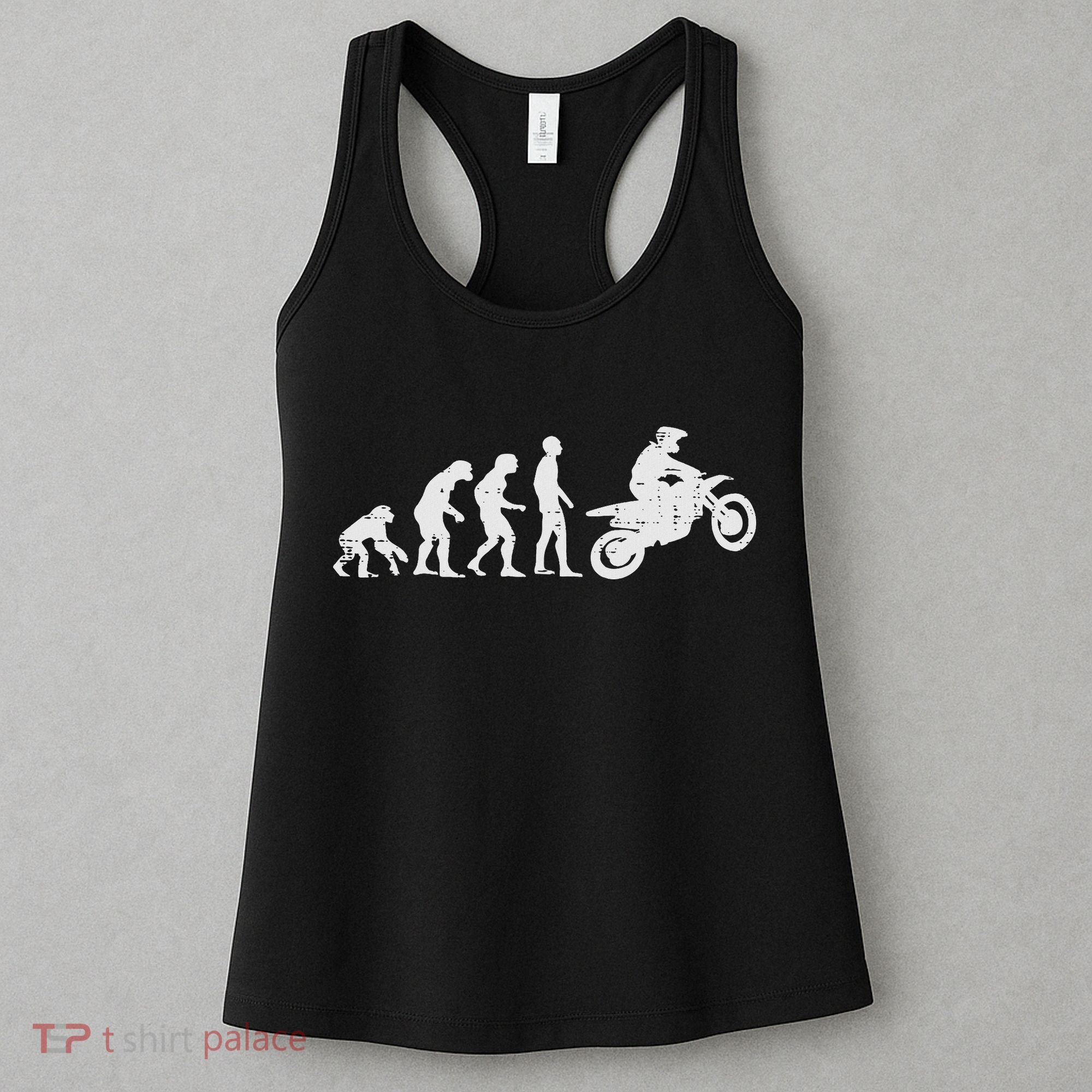 Dirt Bike Evolution Motorcycle Motocross Biker Women Women's Tank Top
