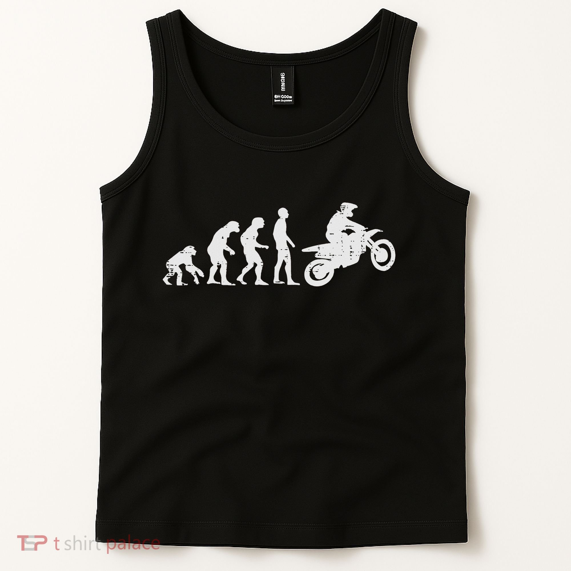 Dirt Bike Evolution Motorcycle Motocross Biker Women Tank Top