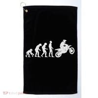 Dirt Bike Evolution Motorcycle Motocross Biker Women Golf Towel thumb 0