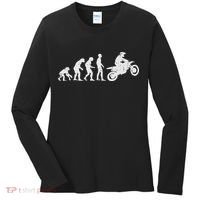 Dirt Bike Evolution Motorcycle Motocross Biker Women Women's Long Sleeve Shirt thumb 0