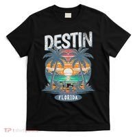 Destin Beach Florida Vintage Spring Break Vacation Retro T-Shirt thumb 0