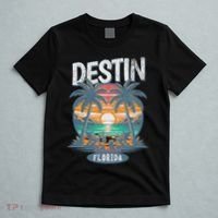 Destin Beach Florida Vintage Spring Break Vacation Retro T-Shirt thumb 5