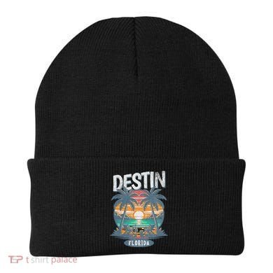 Destin Beach Florida Vintage Spring Break Vacation Retro Beanie