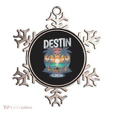 Destin Beach Florida Vintage Spring Break Vacation Retro Ornament