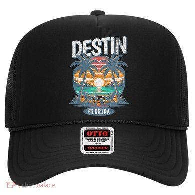 Destin Beach Florida Vintage Spring Break Vacation Retro Hat