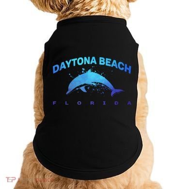 Daytona Beach Florida Dolphin Lover Spring Break Vacation Meaningful Gift Doggie Tank