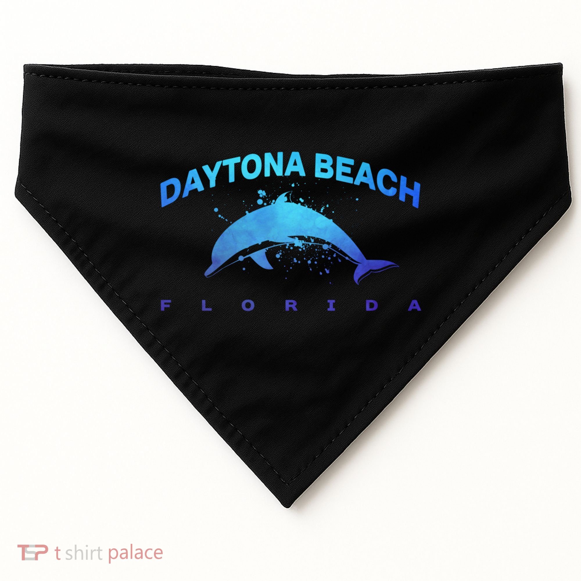 Daytona Beach Florida Dolphin Lover Spring Break Vacation Meaningful Gift USA-Made Doggie Bandana