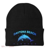 Daytona Beach Florida Dolphin Lover Spring Break Vacation Meaningful Gift Beanie thumb 0