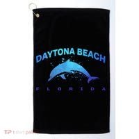Daytona Beach Florida Dolphin Lover Spring Break Vacation Meaningful Gift Golf Towel thumb 0