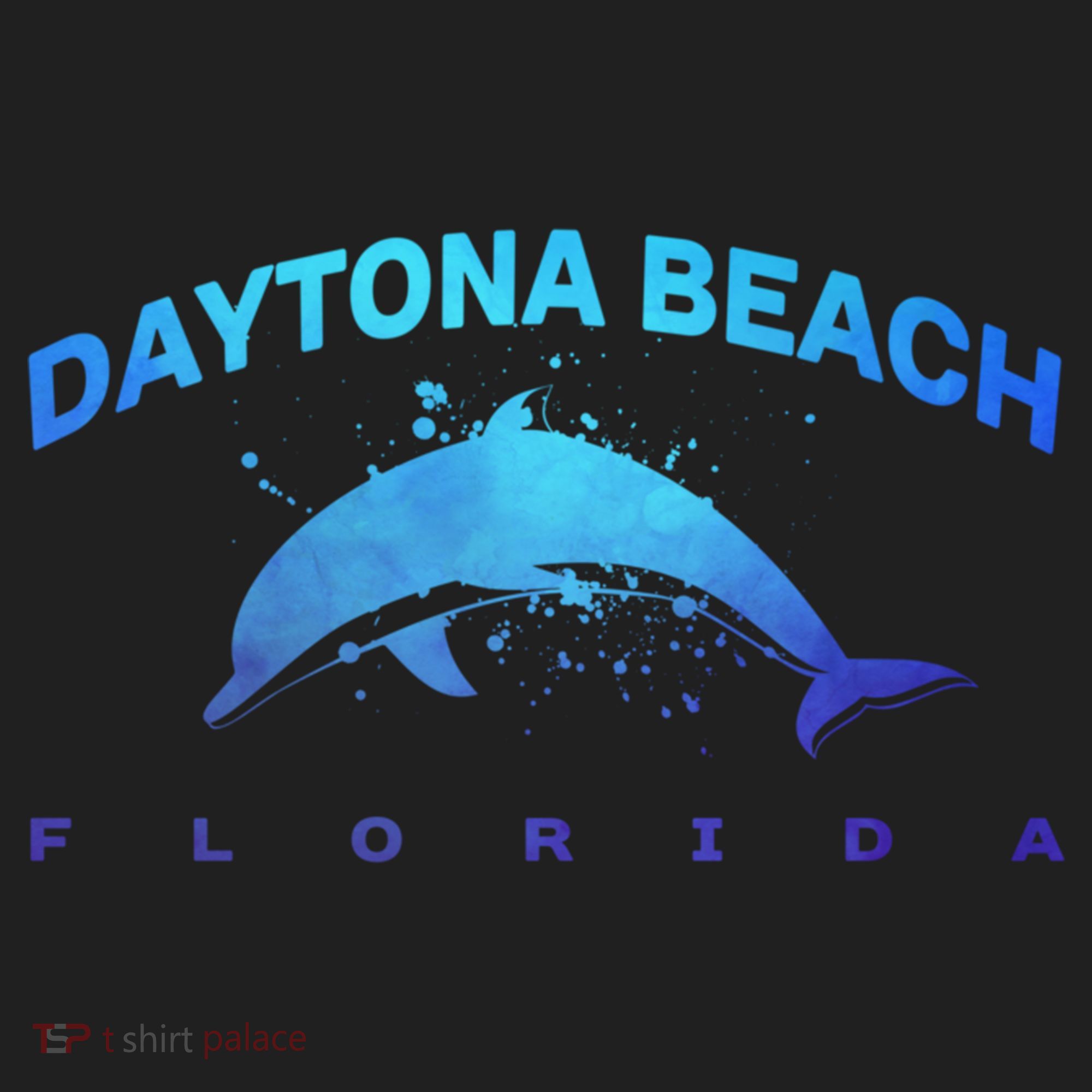 Daytona Beach Florida Dolphin Lover Spring Break Vacation Meaningful Gift Golf Towel