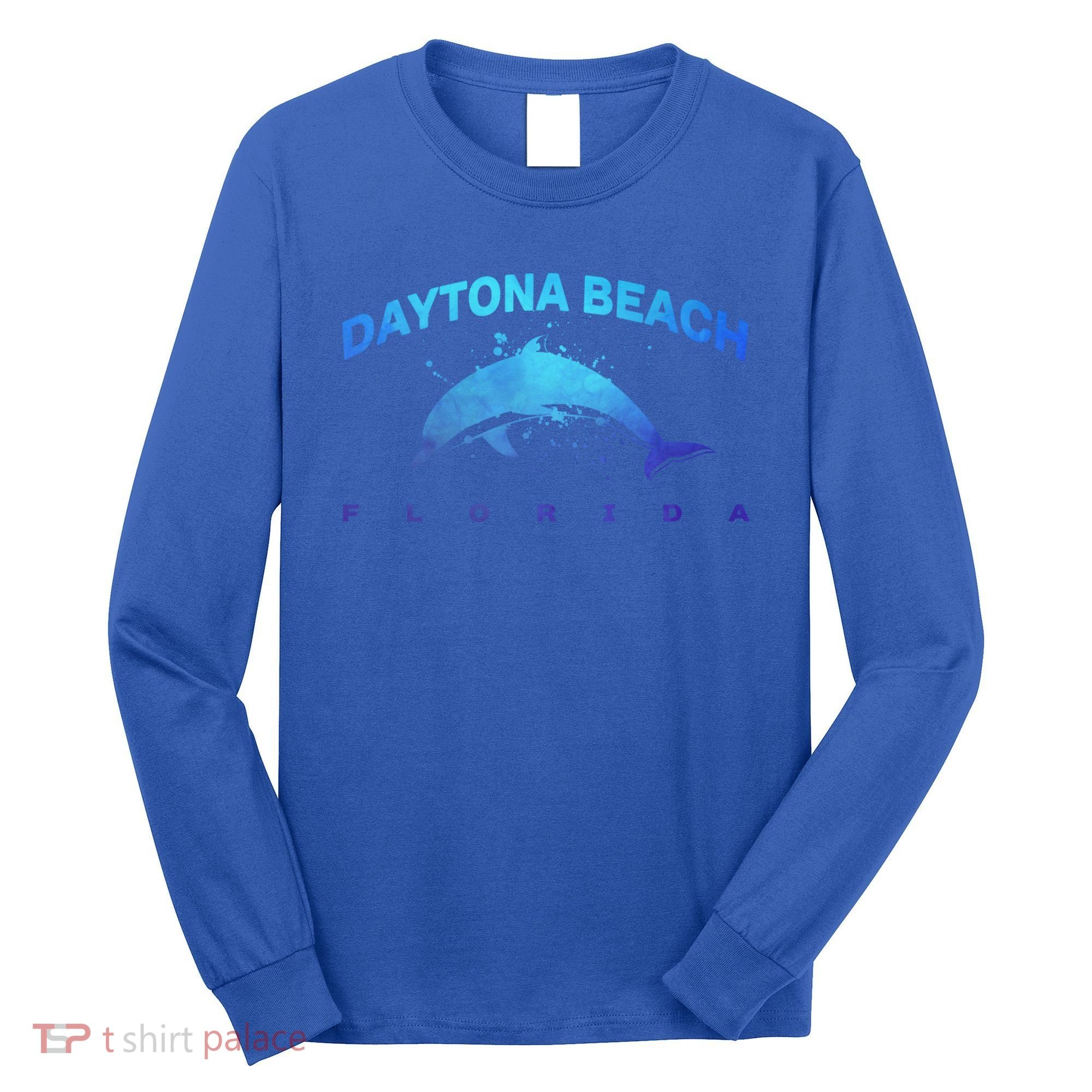 Daytona Beach Florida Dolphin Lover Spring Break Vacation Meaningful Gift Long Sleeve Shirt