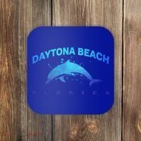 Daytona Beach Florida Dolphin Lover Spring Break Vacation Meaningful Gift Coaster thumb 0