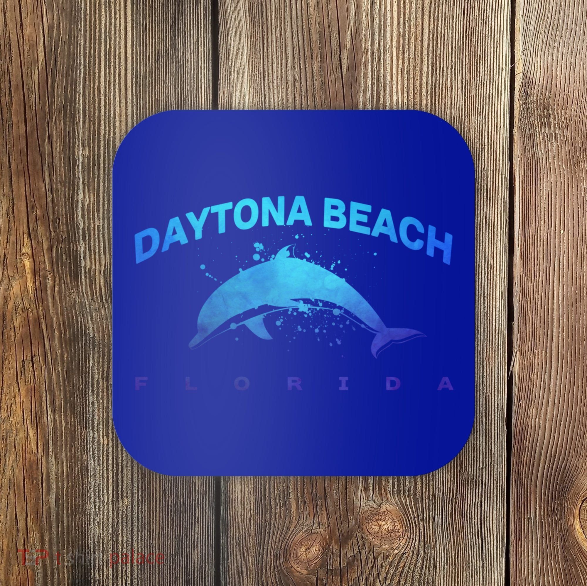 Daytona Beach Florida Dolphin Lover Spring Break Vacation Meaningful Gift Coaster