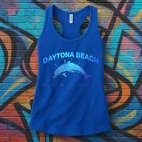 Daytona Beach Florida Dolphin Lover Spring Break Vacation Meaningful Gift Women's Tank Top thumb 3
