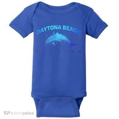 Daytona Beach Florida Dolphin Lover Spring Break Vacation Meaningful Gift Baby Bodysuit