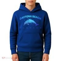 Daytona Beach Florida Dolphin Lover Spring Break Vacation Meaningful Gift Kids Hoodie thumb 4