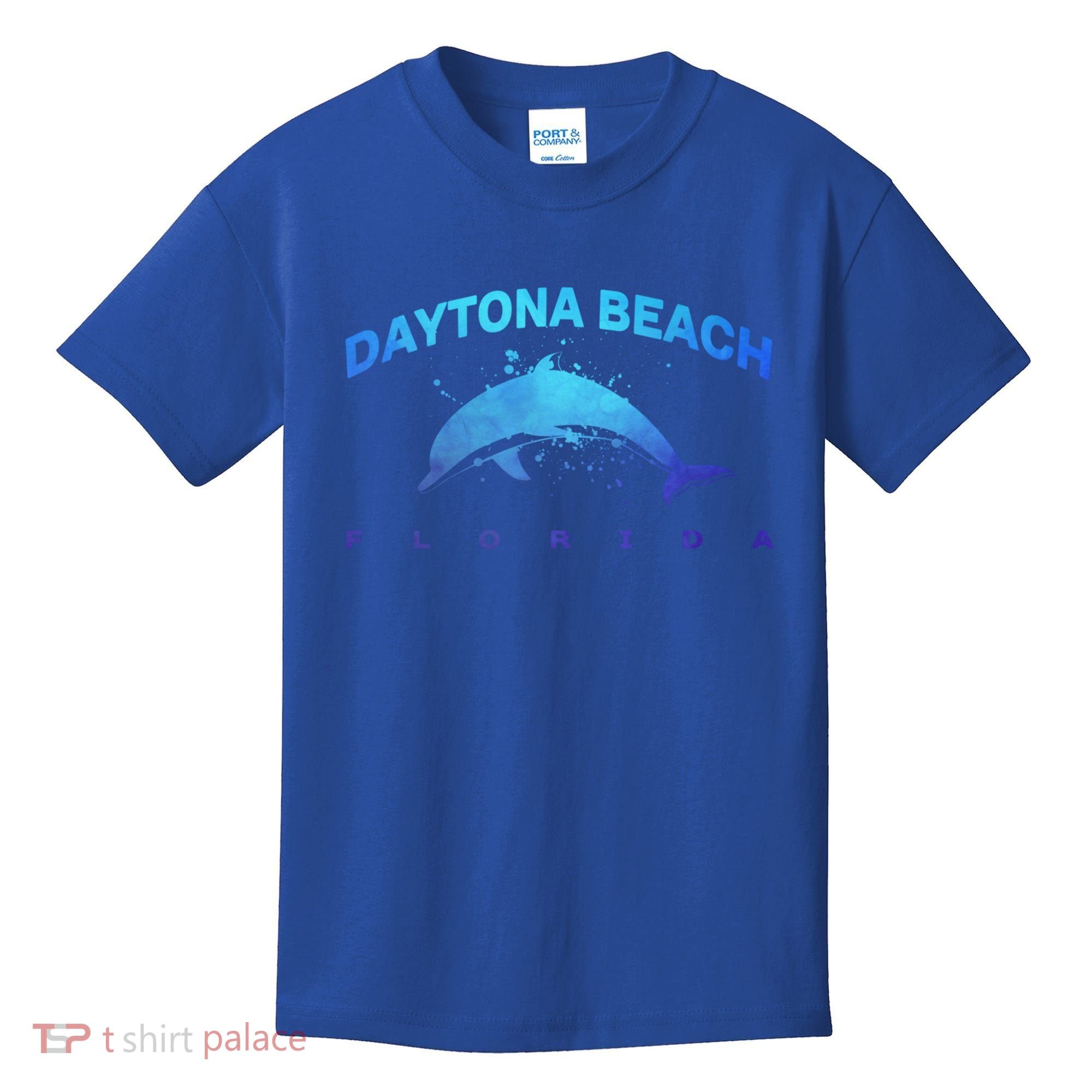 Daytona Beach Florida Dolphin Lover Spring Break Vacation Meaningful Gift Kids T-Shirt