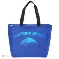 Daytona Beach Florida Dolphin Lover Spring Break Vacation Meaningful Gift Tote Bag thumb 0