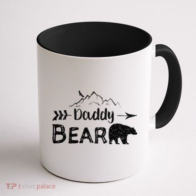 Daddy Bear Fathers Day Coffee Mug back