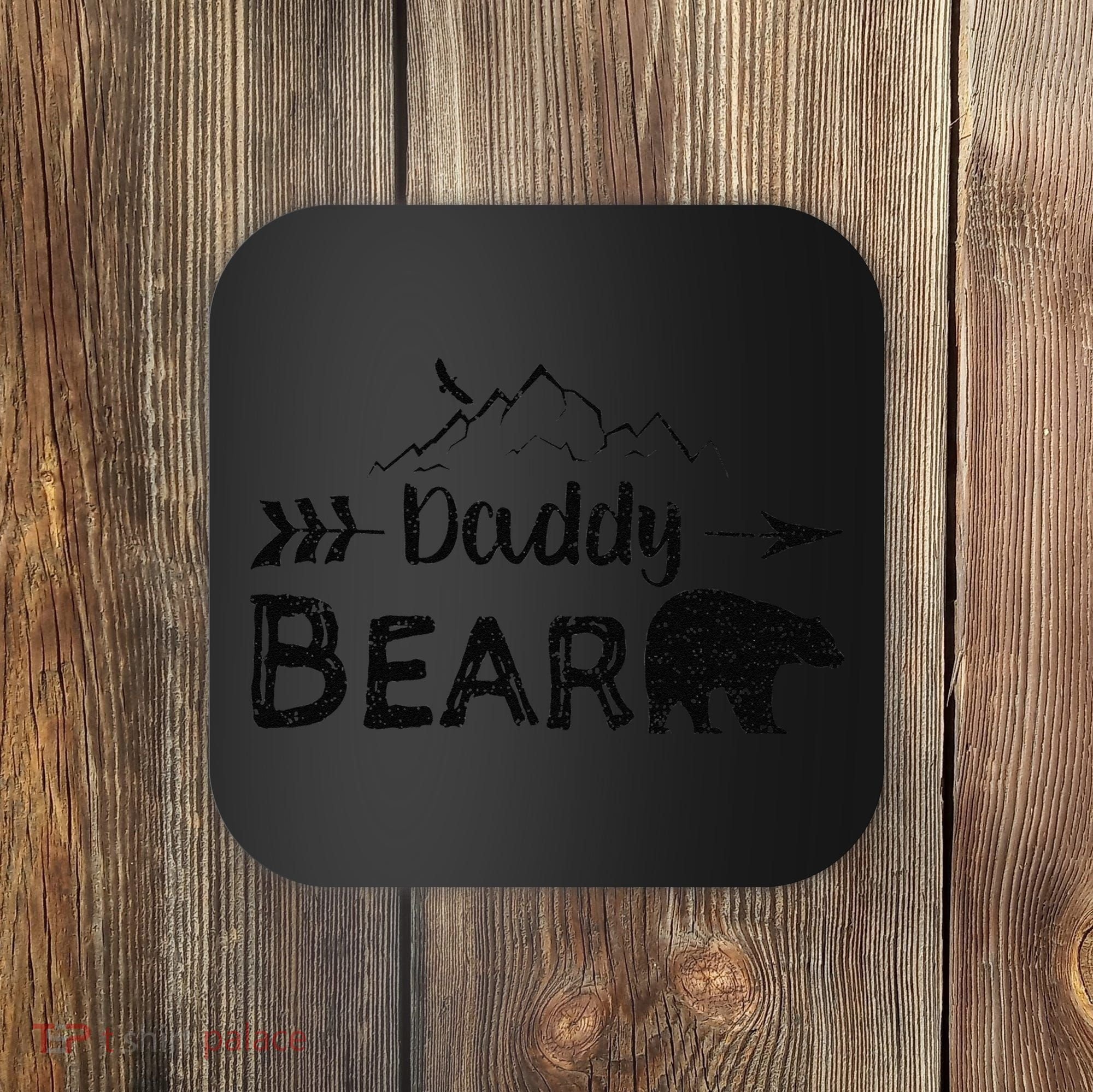 Daddy Bear Fathers Day Coaster