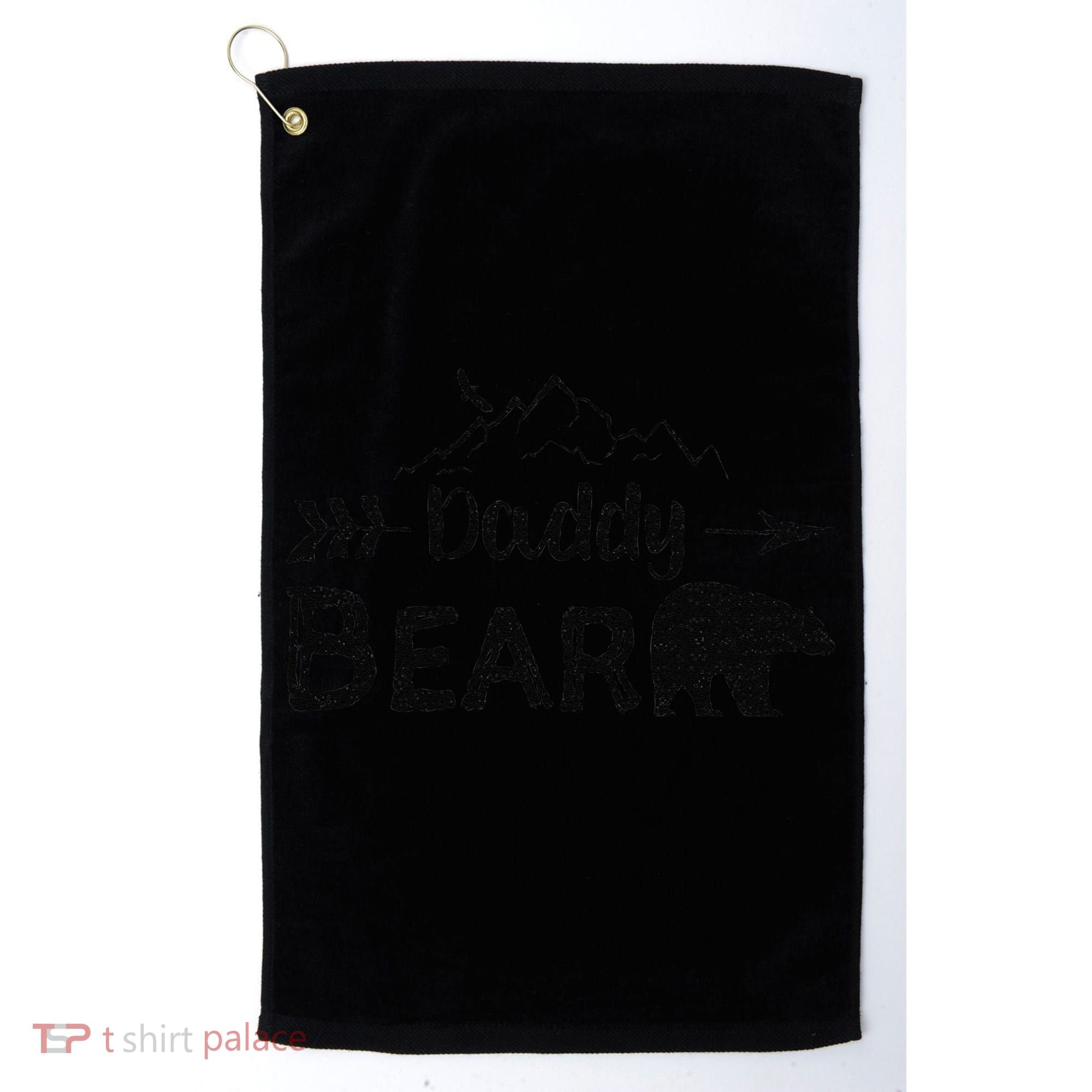 Daddy Bear Fathers Day Golf Towel