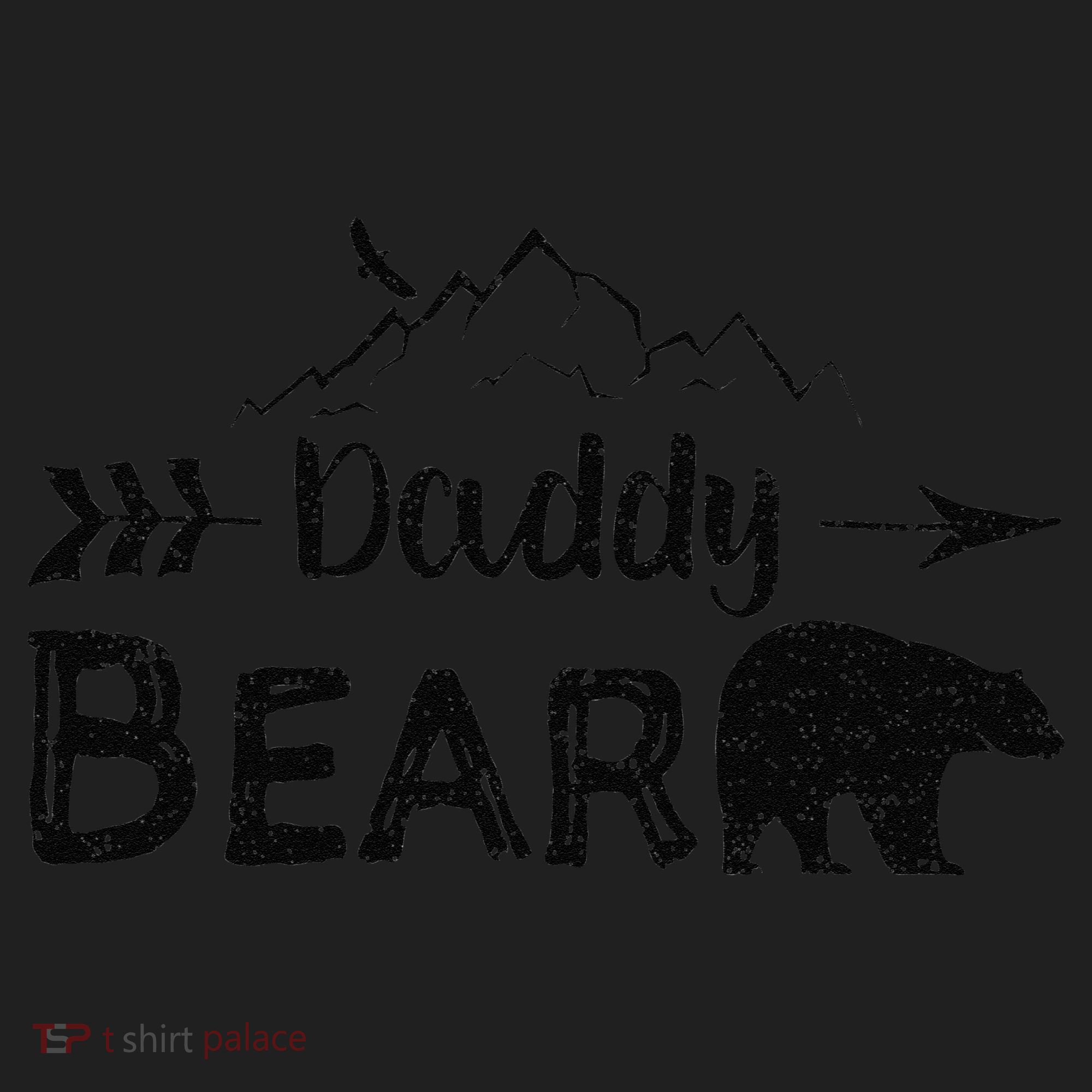 Daddy Bear Fathers Day Golf Towel
