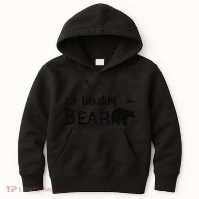 Daddy Bear Fathers Day Kids Hoodie