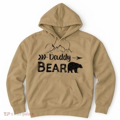 Daddy Bear Fathers Day Hoodie