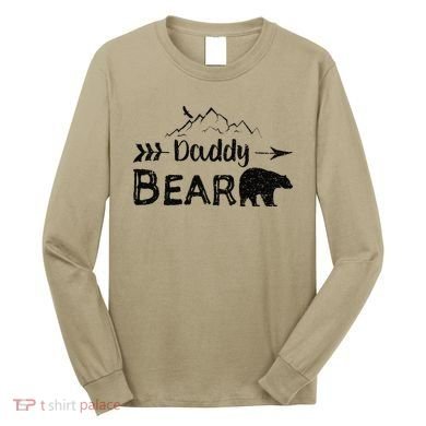 Daddy Bear Fathers Day Long Sleeve Shirt