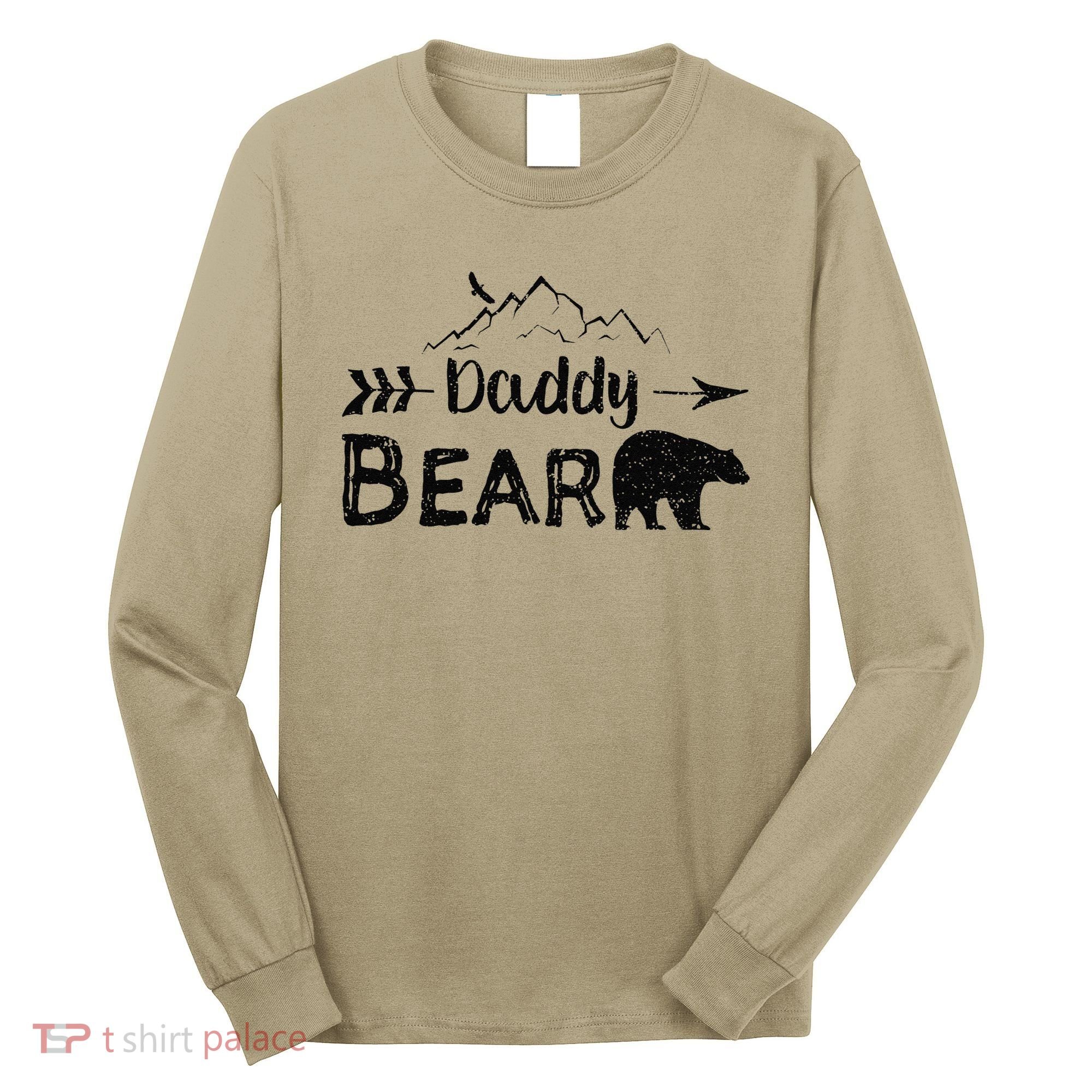Daddy Bear Fathers Day Long Sleeve Shirt