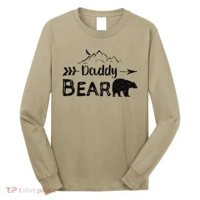 Daddy Bear Fathers Day Long Sleeve Shirt