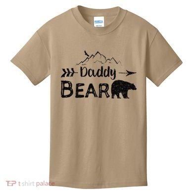 Daddy Bear Fathers Day Kids T-Shirt