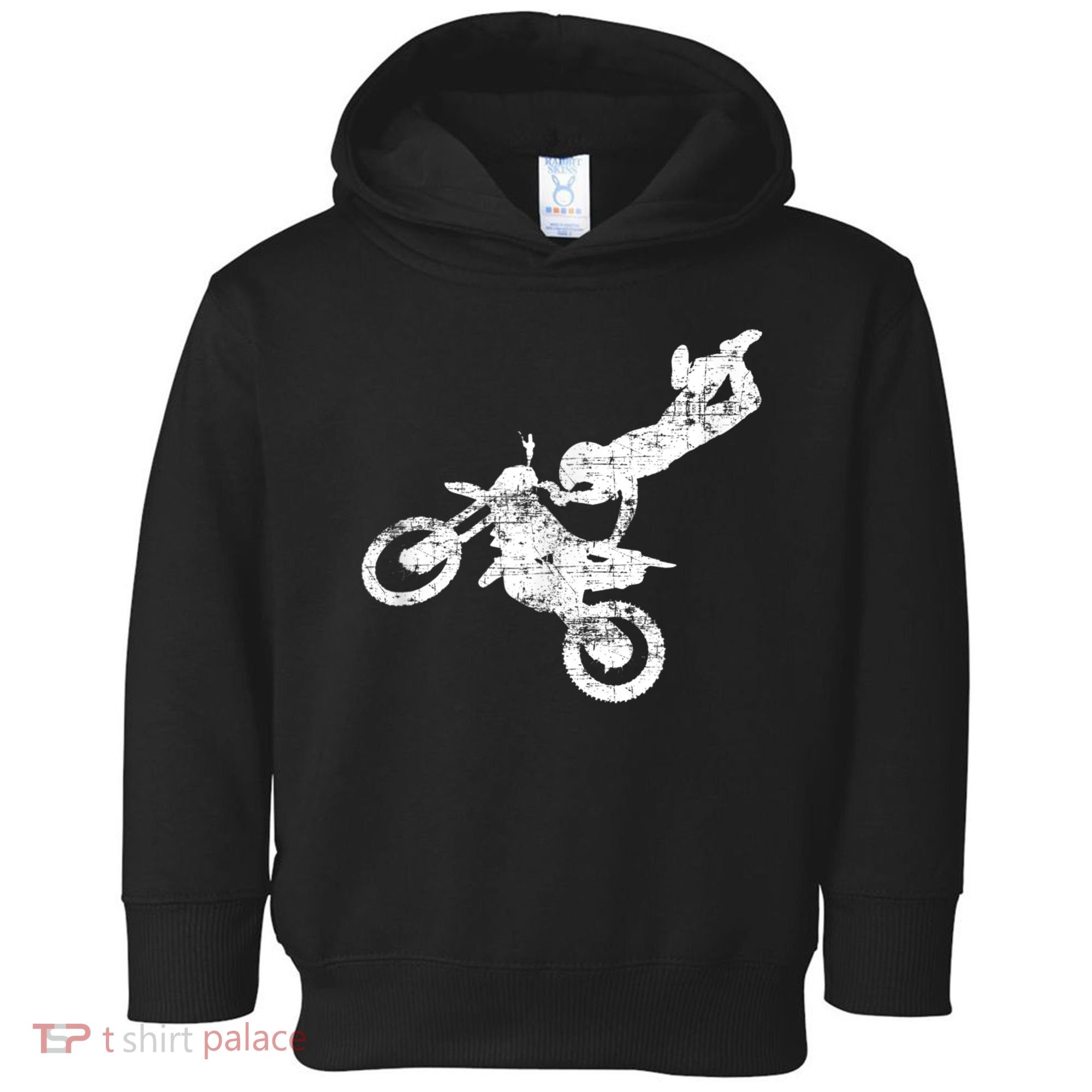 DIRT BIKE FREESTYLE Motocross Enduro Toddler Hoodie