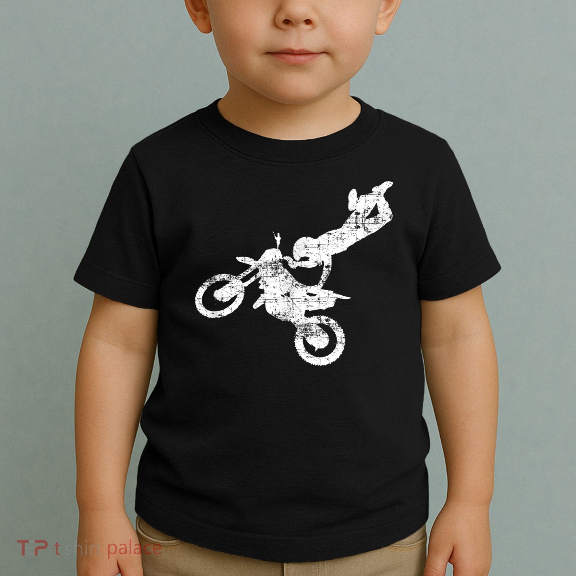 DIRT BIKE FREESTYLE Motocross Enduro Toddler T-Shirt