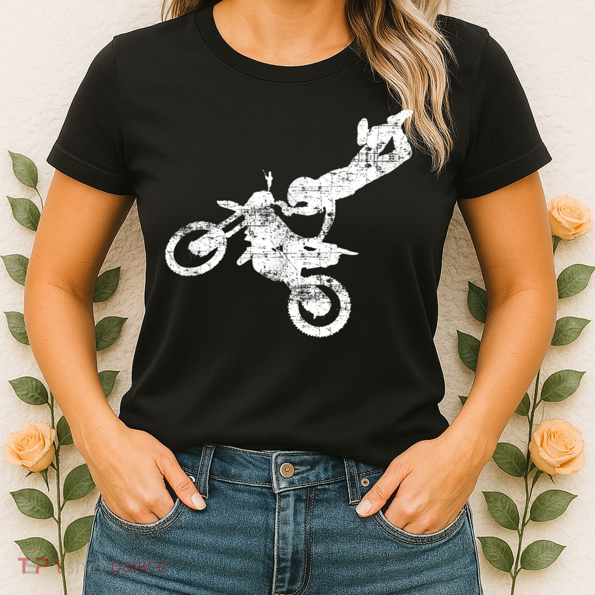 DIRT BIKE FREESTYLE Motocross Enduro Women's T-Shirt