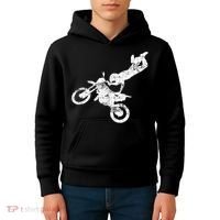 DIRT BIKE FREESTYLE Motocross Enduro Kids Hoodie thumb 4